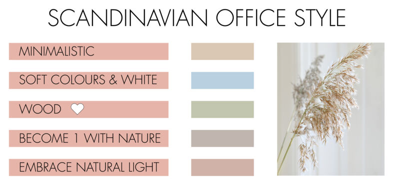Scandinavian office style